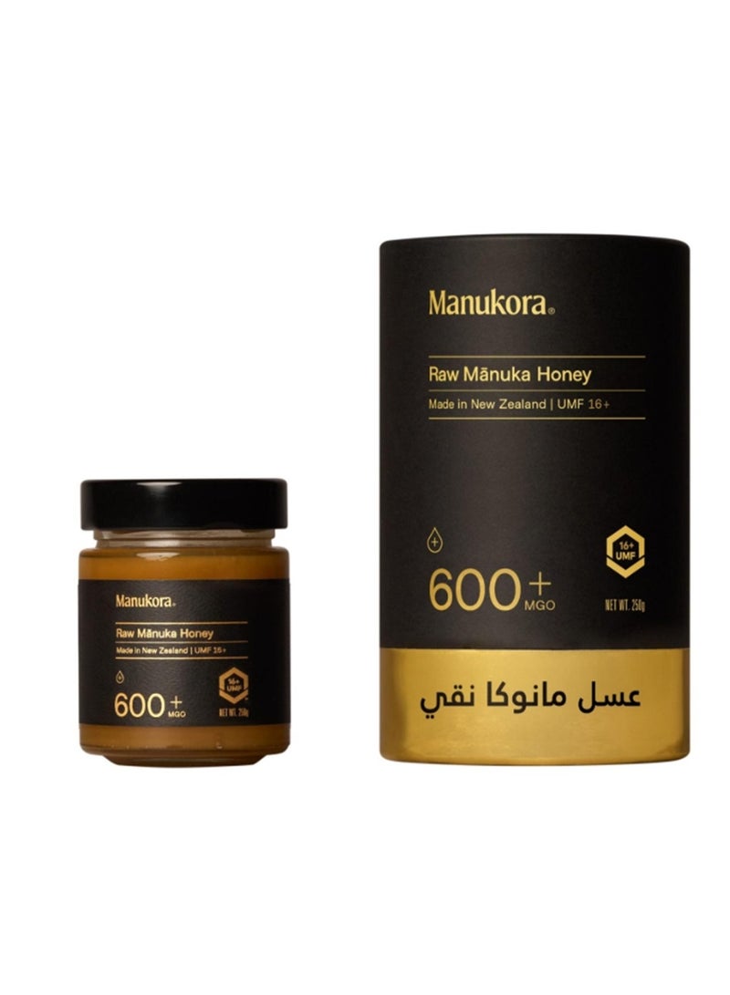 Manukora Honey Mgo 600+ 250gm - Image 1