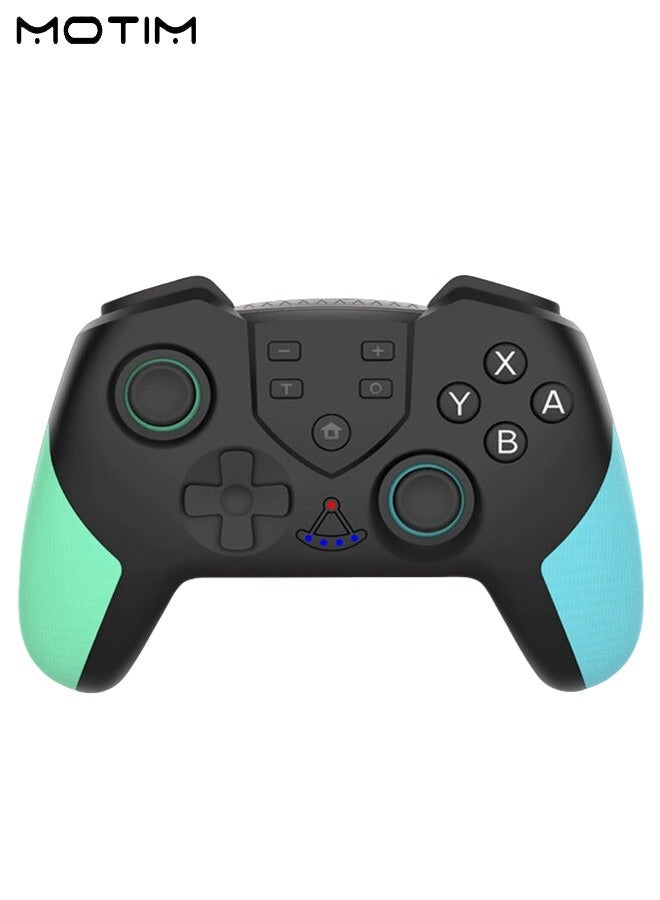 Dualshock Wireless Controller for Nintendo Switch Pro, 6-Axis Wake-up Function With Macro Programming for Switch Lite Switch, OLED Switch Remote Gamepad