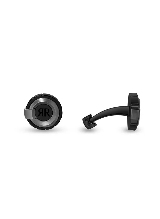 شيروتي 1881 Cerruti 1881 Rocco Black Stainless Steel Cufflink for Men