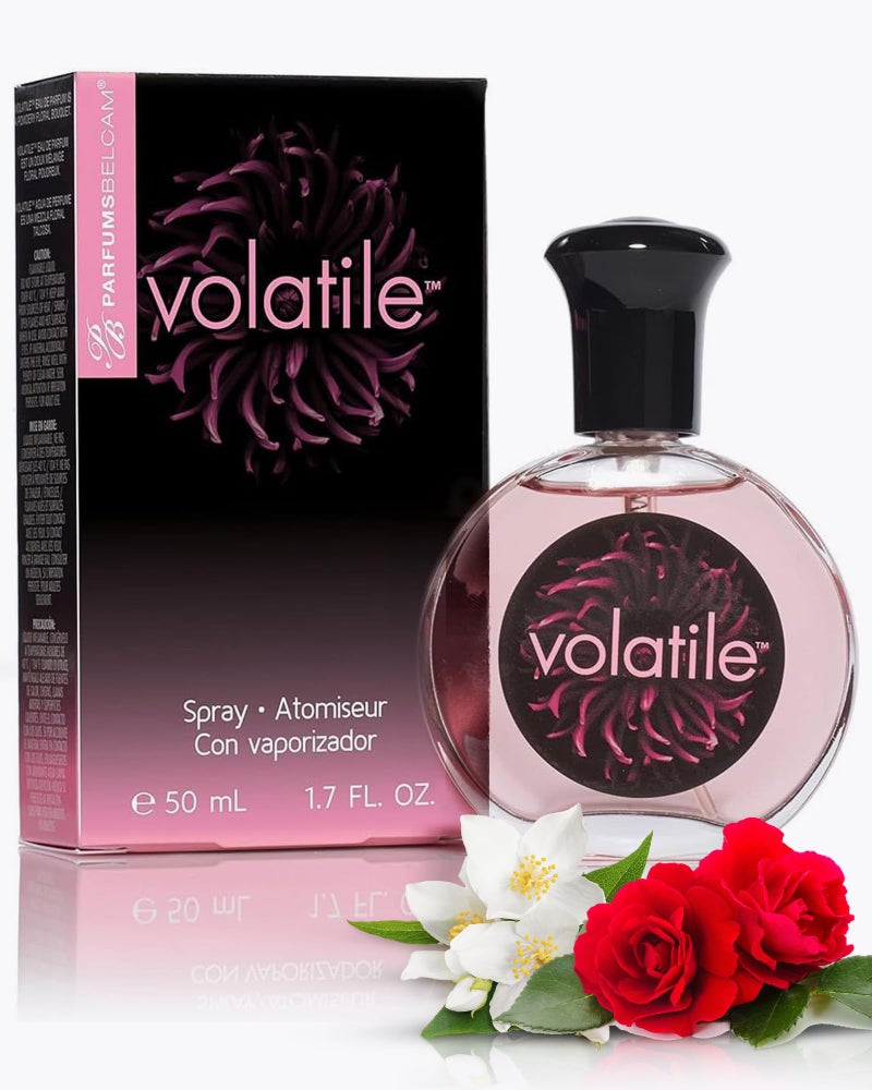 PB ParfumsBelcam Volatile Eau de Parfum Spray for Women - Elegant Powdery Floral Perfume with Jasmine, Rose, Orchid & Freesia, Long Lasting Feminine Fragrance with Vanilla & Patchouli, 1.7 Fl Oz - Image 1