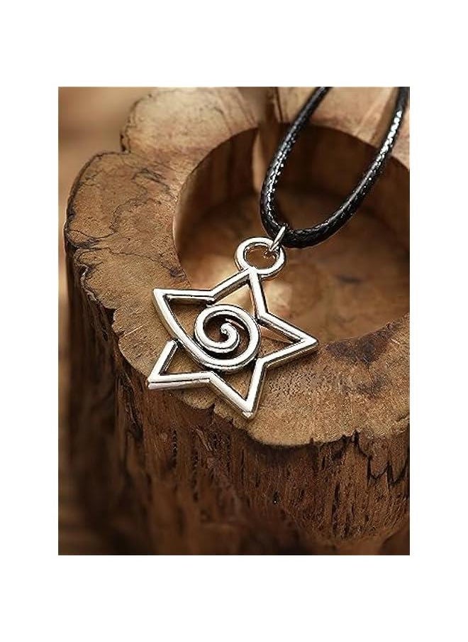 Arabest - Boho Spiral Star Pendant, Women's Star Jewelry, Vintage Boho Gothic Necklaces, Elegant  New Year Gift - Image 1