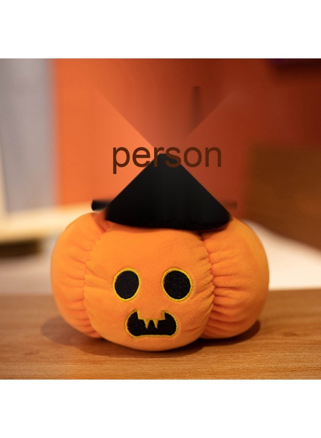 NIBEMINENT Funny Halloween Pumpkin Plush Pillow Toy
