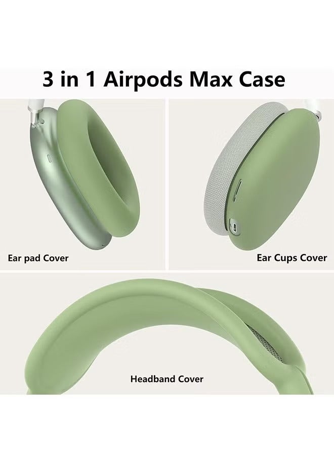 Silicone Case Cover for AirPods Max Headphones Anti-Scratch Ear Cups Cover and Headband Cover for AirPods Max Accessories Skin Protector for AirPods Max - Image 5