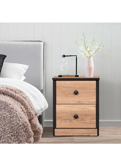 Crew 2-Drawer Nightstand 40 x 50 x 40 cm