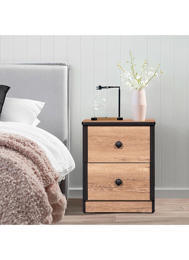 Home Box Crew 2-Drawer Nightstand 40 x 50 x 40 cm  - Image 1
