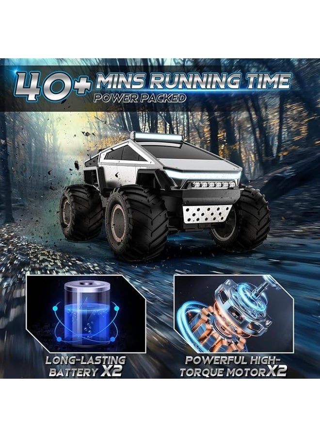 Tesla Brave Tesla Cybertruck Monster Pick-Up RC Car 1:12 Scale A01/2401A - Image 5