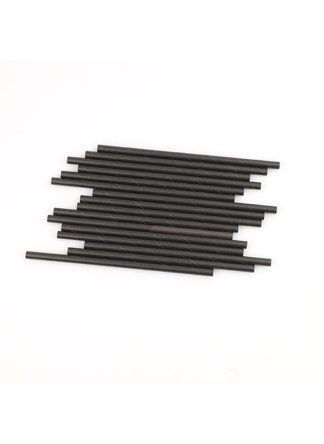 Generic - Degradable Disposable Paper Straws Eco-friendly Drinking Straws Compostable Biodegradable Made From Recycled Paper-Color:White-Specifications:6*210 - Image 1