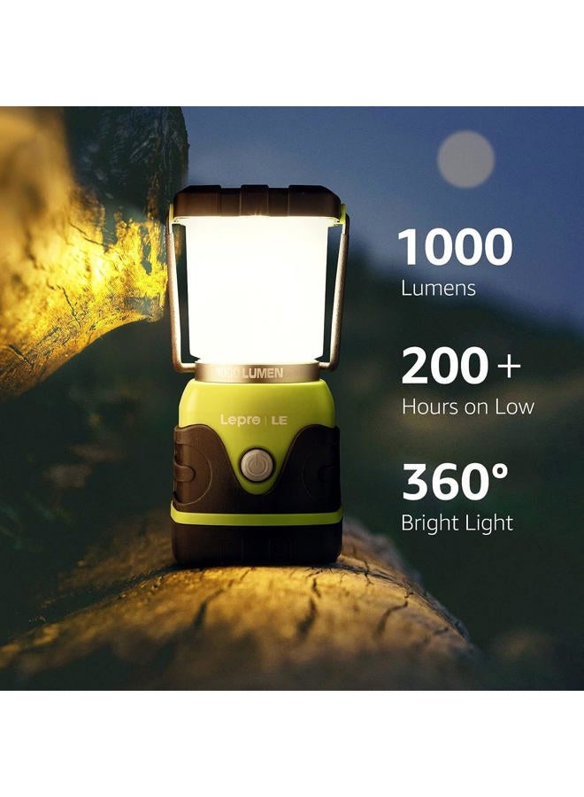 Lepro Camping Lantern, 1000 Lumen Camping Lights Battery Powered, Not rechargeable, Dimmable Warm White and Daylight Modes, For Power Cuts, Emergency Lighting, Suit for Hiking, Fishing, Tents, etc. - Image 2
