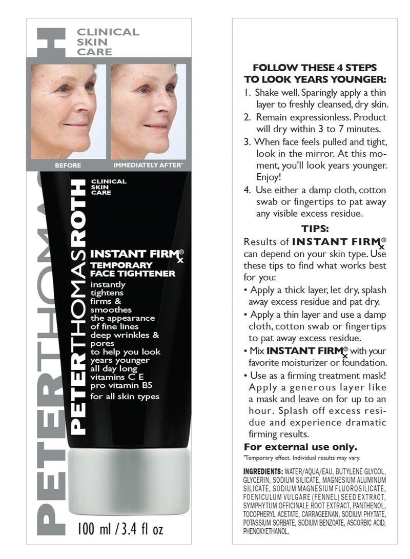 بيتر توماس روث بيتر ثوماس روث اداة شد الوجه المؤقتة من انستانت فيرمكس - 100 مل/3.4 اونصة - Image 1