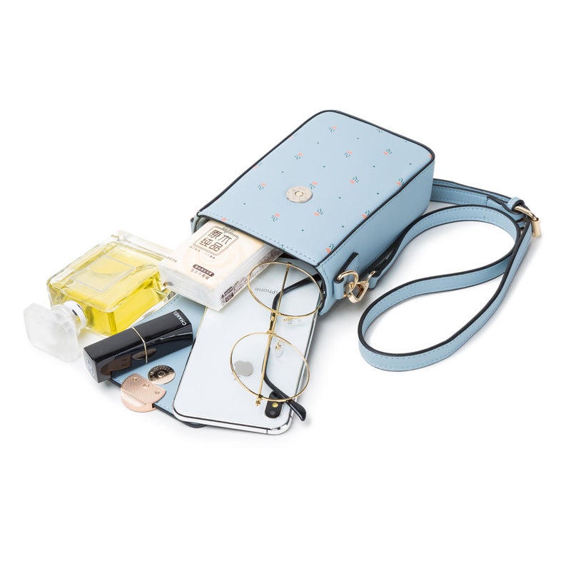 Pritti Mobile Phone Bag 2021 Korean New Arrival Women'S Japanese And Korean Fashionable Printed Portable Shoulder Crossbody Zipper Small Bag - Image 3