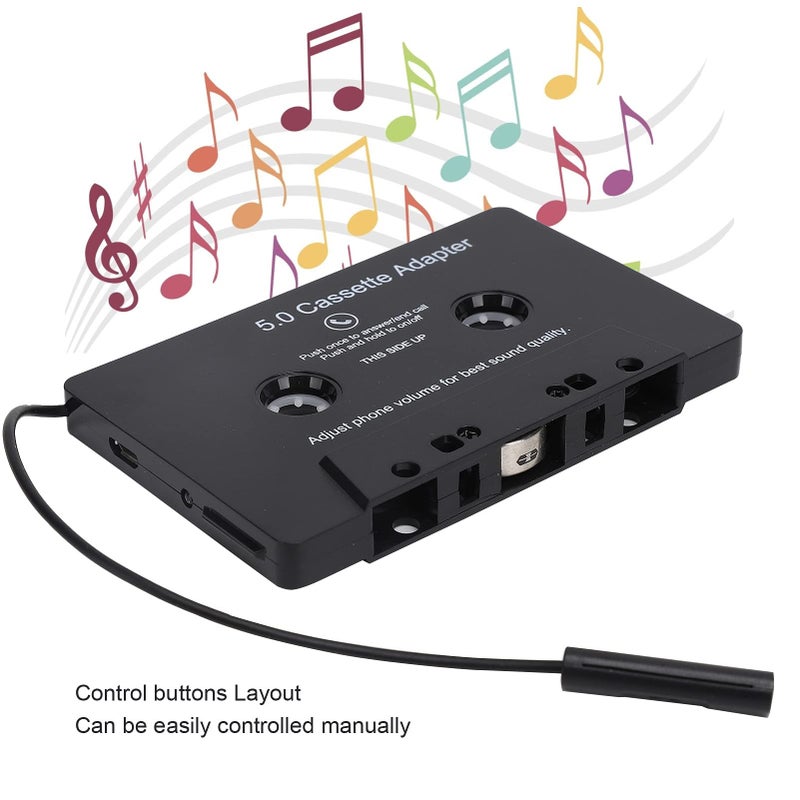 ciciglow Bluetooth Cassette Adapter, Car Audio Cassette Bluetooth Tape Converter Audio Converter for Car MP3 Player - Image 2
