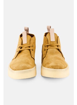clarks Men Desert Cup Lace Up Ankle Boots, Tan  - Image 3
