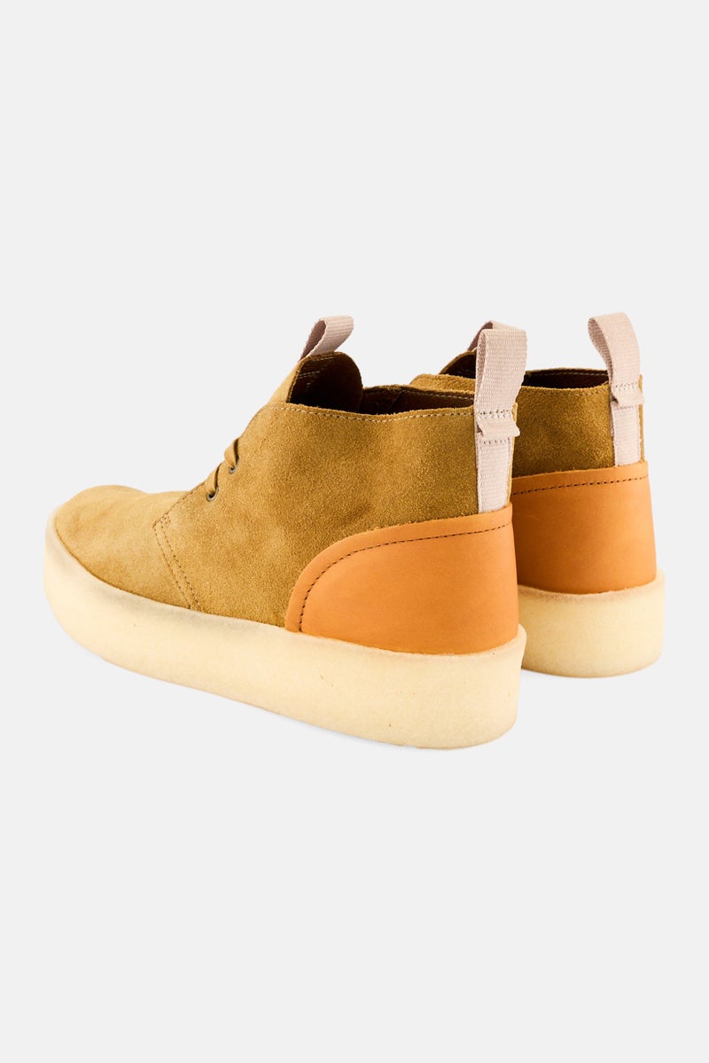 clarks Men Desert Cup Lace Up Ankle Boots, Tan - Image 2