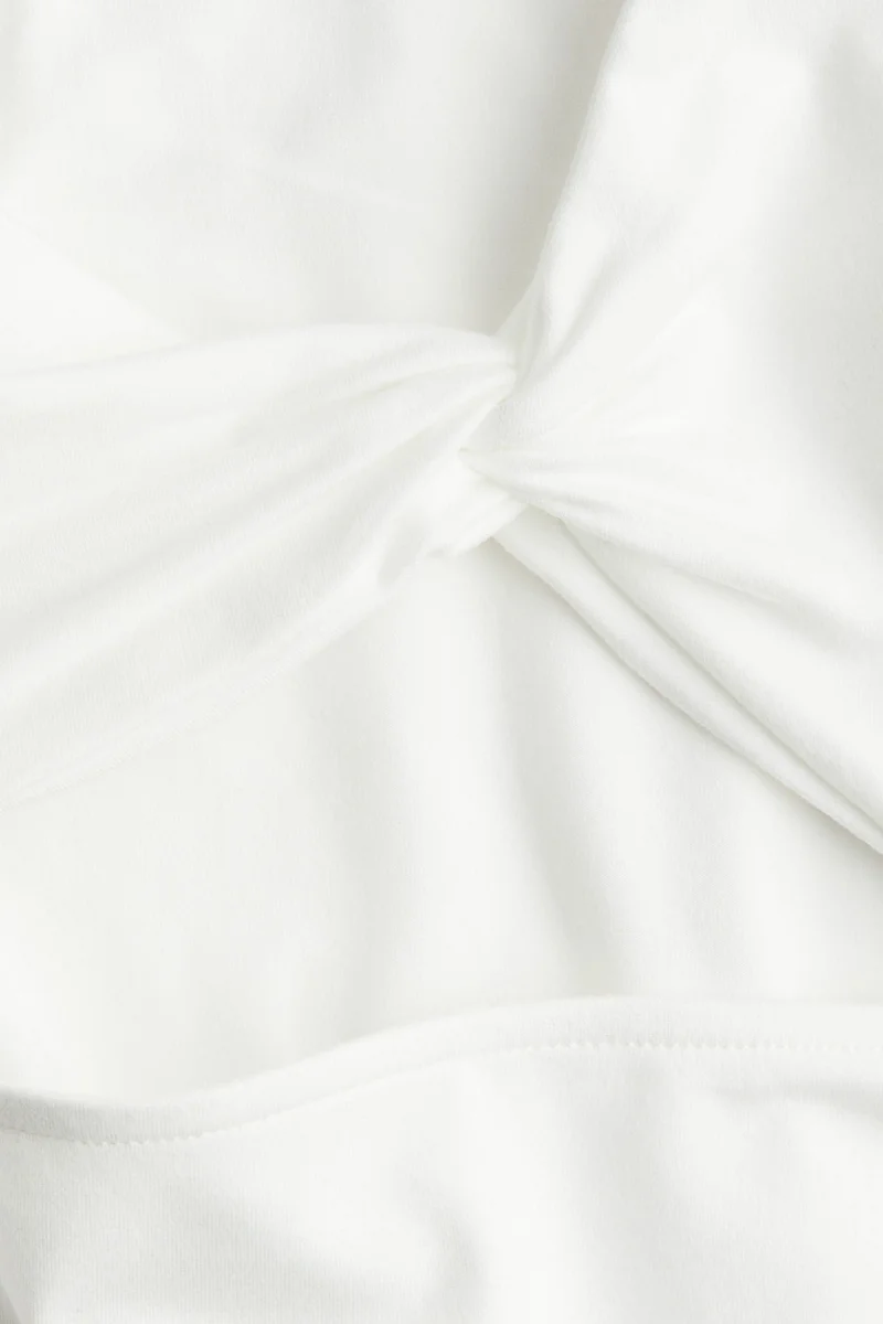 H&M Cropped twist-detail top