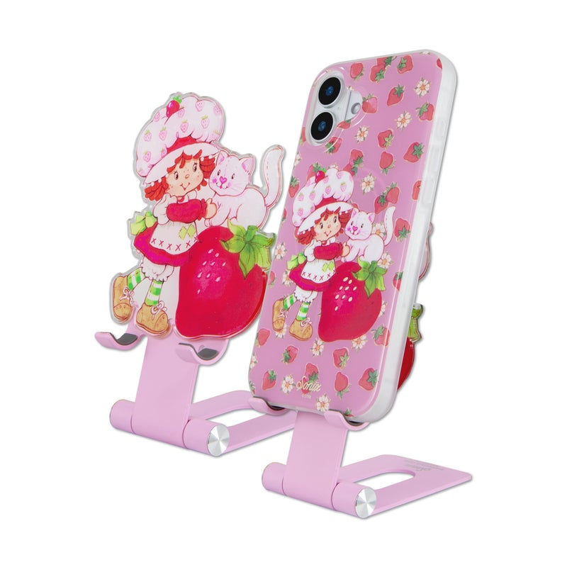 Sonix Character Phone Stand | Adjustable Cell Phone Holder, Desk Stand, Dock | Strawberry Shortcake Vintage - Image 2
