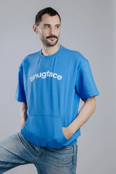 سناج فيس تيشيرت رجالي كبير الحجم Snugface The Hooshee