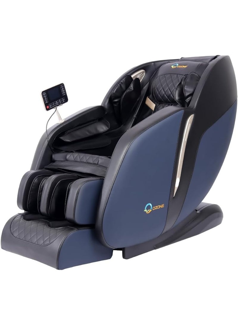 أوزون كرسي تدليك كامل للجسم OZONE 4D Zeus OZ-6 | تدليك انعدام الجاذبية | وسائد هوائية | علاج حراري | وظيفة الاستلقاء | شاشة لمس | شياتسو كامل للجسم | كبسولة فضاء (أسود) - Image 1