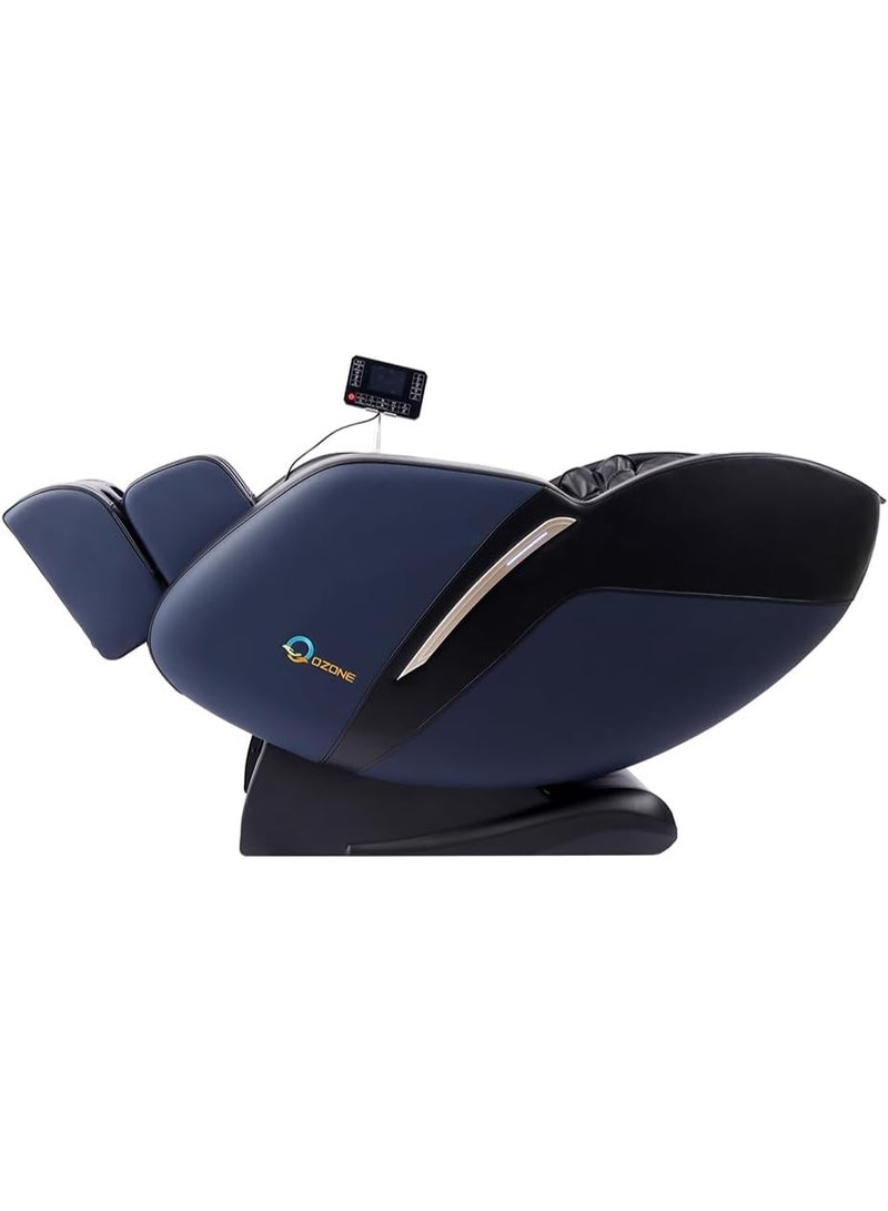 أوزون كرسي تدليك كامل للجسم OZONE 4D Zeus OZ-6 | تدليك انعدام الجاذبية | وسائد هوائية | علاج حراري | وظيفة الاستلقاء | شاشة لمس | شياتسو كامل للجسم | كبسولة فضاء (أسود) - Image 4