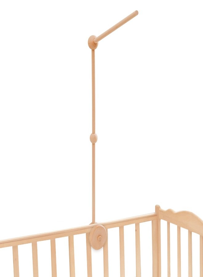 let's make Updated Wooden Mobile Arm for Crib 30 inches-Baby Mobile Hanger for Crib Nursery Mobile Holder 360° Rotatable for Hanging Mobiles Plush Dolls | Gift for Baby Shower & Nursery Decoration - Image 1