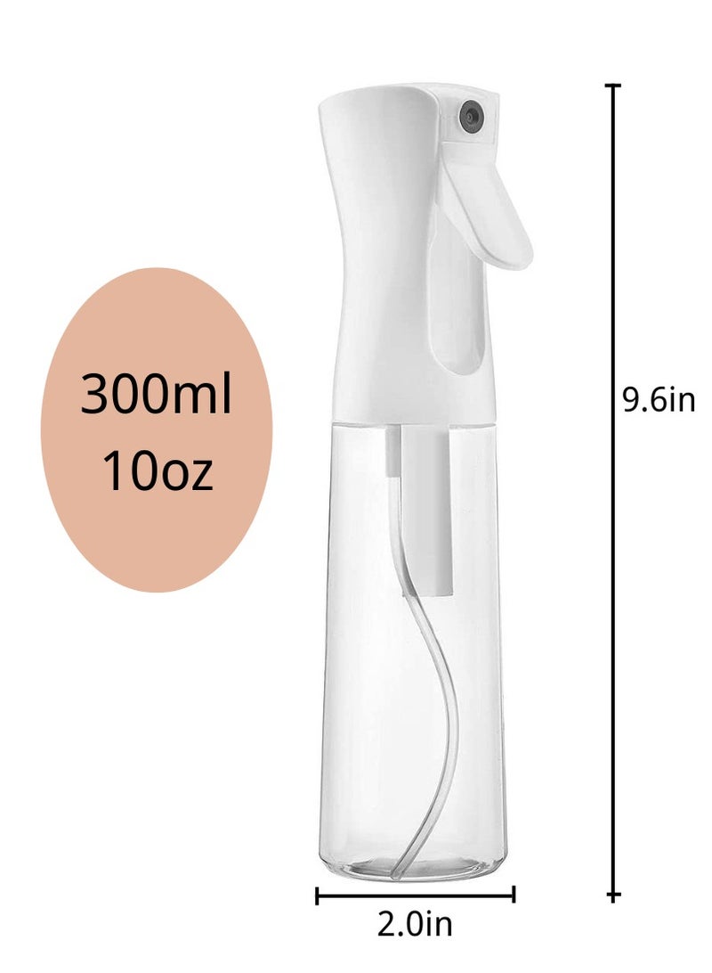 تي نيوفون زجاجة رذاذ للشعر - زجاجة رذاذ متواصلة لتصفيف الشعر، والتنظيف، والنباتات، والحيوانات الأليفة، والحلاقين، والصالونات، وروائح الزيوت العطرية (شفافة 10.1 أونصة) - Image 2