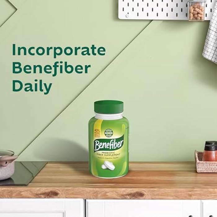 Benefiber Prebiotic GLP-1 Friendly Fiber Supplement Caplets, 84 Count - Image 3