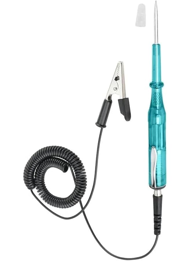 Generic Auto Circuit Test Dc 6-24V Point Diameter 3Mm Length 2.5 Meter As Insulated Handle Comes With Electric Pen Clip For Car Automotive Tht414501 