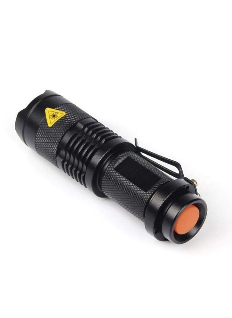 Cool Baby Zoomable LED UV Flashlight Torch Light Ultra Violet Light Blacklight UV Lamp AA Battery  - Image 1