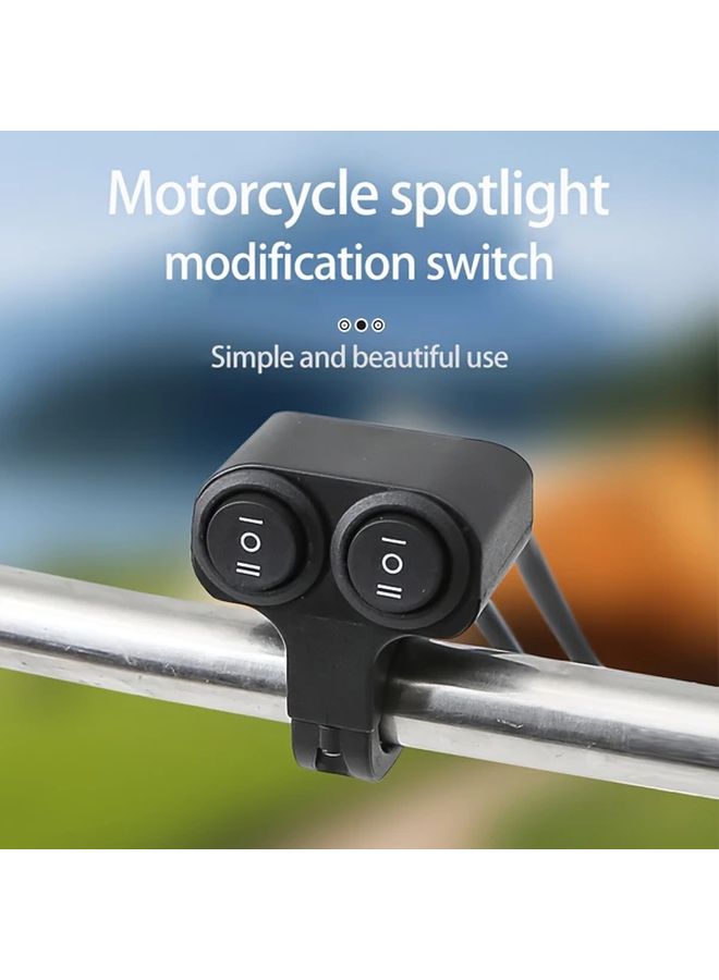 1 Pc Three Wire Motorcycle Control Switch Hands Free Light Bar Accurate Highly Responsive Robust Long Lasting User Friendly Easy Install Modification Accessory - Image 3