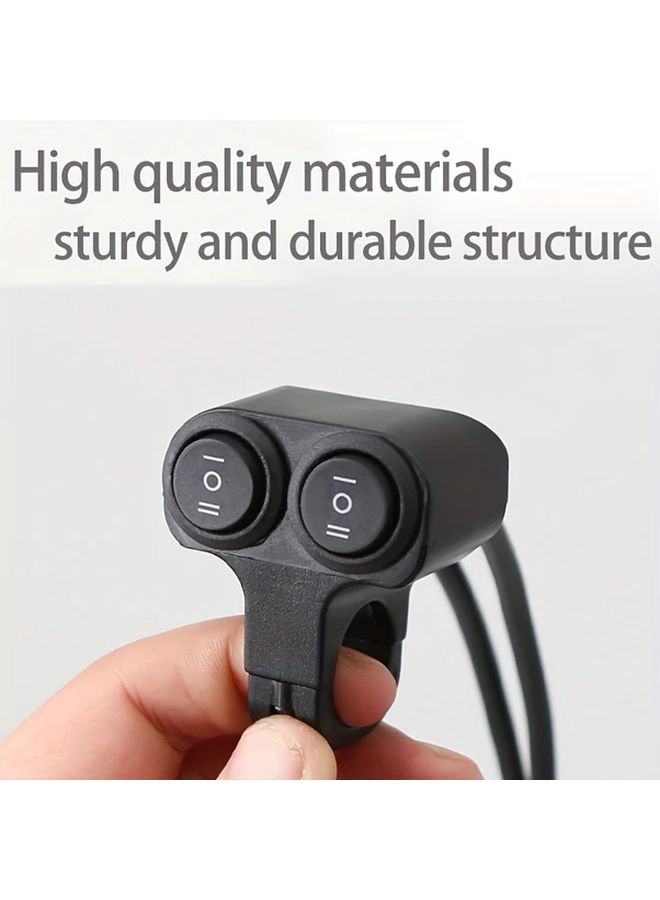 1 Pc Three Wire Motorcycle Control Switch Hands Free Light Bar Accurate Highly Responsive Robust Long Lasting User Friendly Easy Install Modification Accessory - Image 5