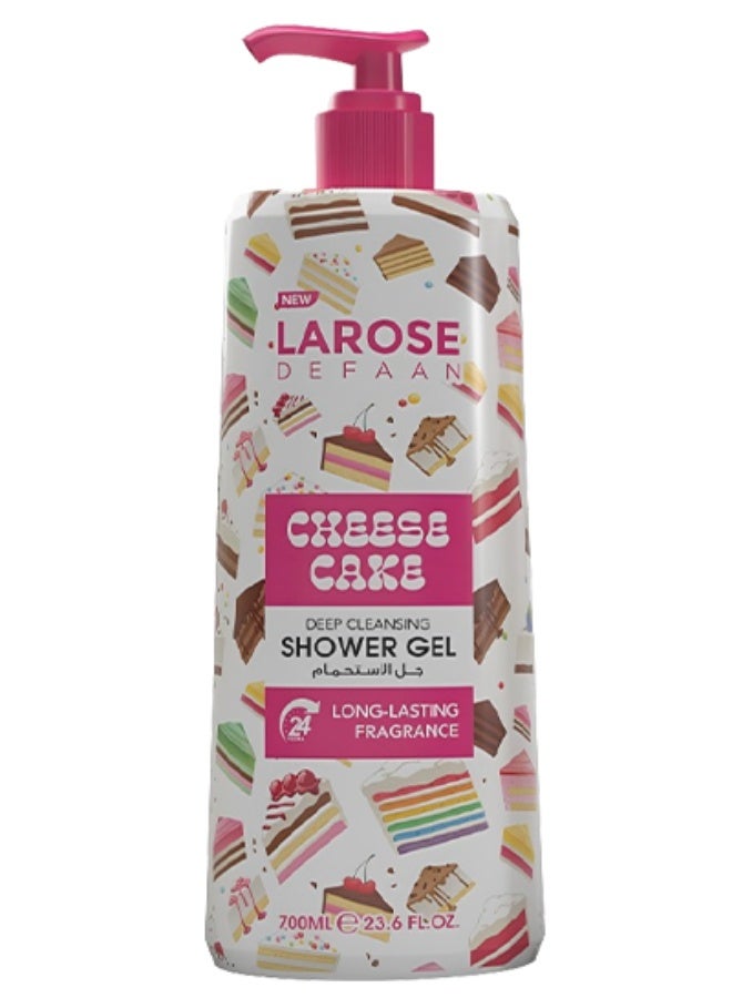 La Rose 8 Pieces Cheese Cake Cleansing Shower Gel Long Lasting Fragrance 700ml - Image 2