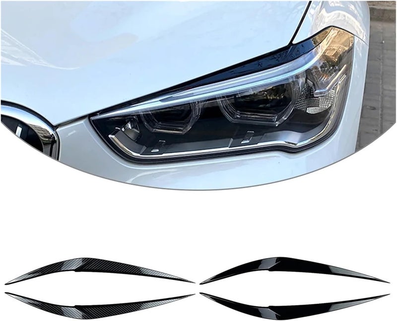 Vuzmode Carbon Fiber Headlight Eyebrow Trim for BMW X1 F48 - Image 3