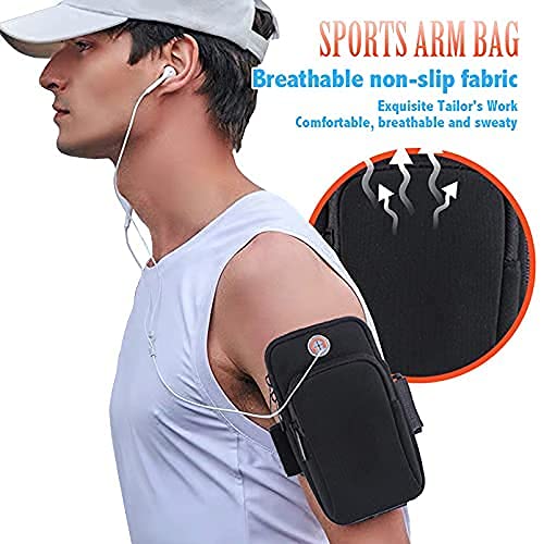 Sunkizzrs® Armband for Running - 6.8 Inch Waterproof Washable Mobile Holder Arm Band for Fitness Gym Outdoor Sports, Armband for iPhone/Vivo/Oppo/Samsung/Sony/Motorola/Xiaomi Redmi (Green) - Image 3