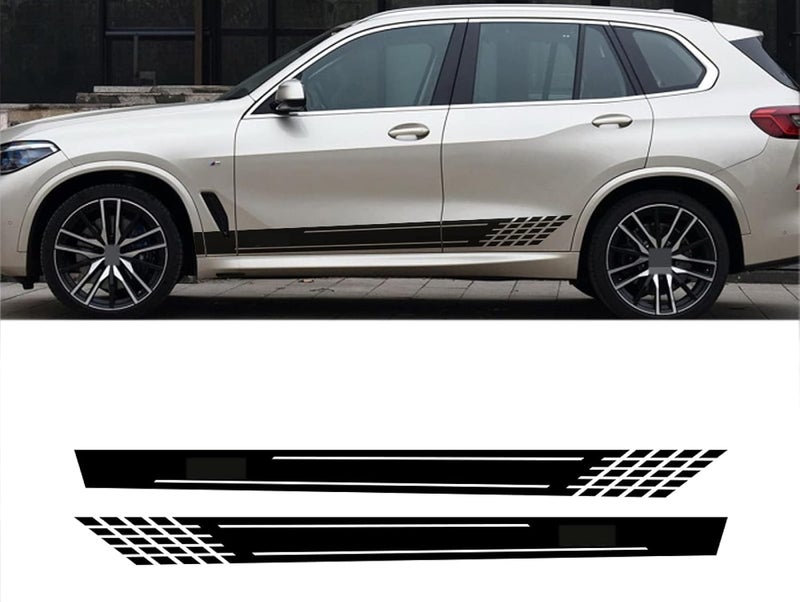 ملصق لحافة باب السيارة الجانبي لطراز BMW X5 F15 E70 E53 G05، ملصقات خطوط لحافة باب السيارة الجانبي، زينة للهيكل، إكسسوارات أوتوموتيفية، باللون الأحمر - Image 1