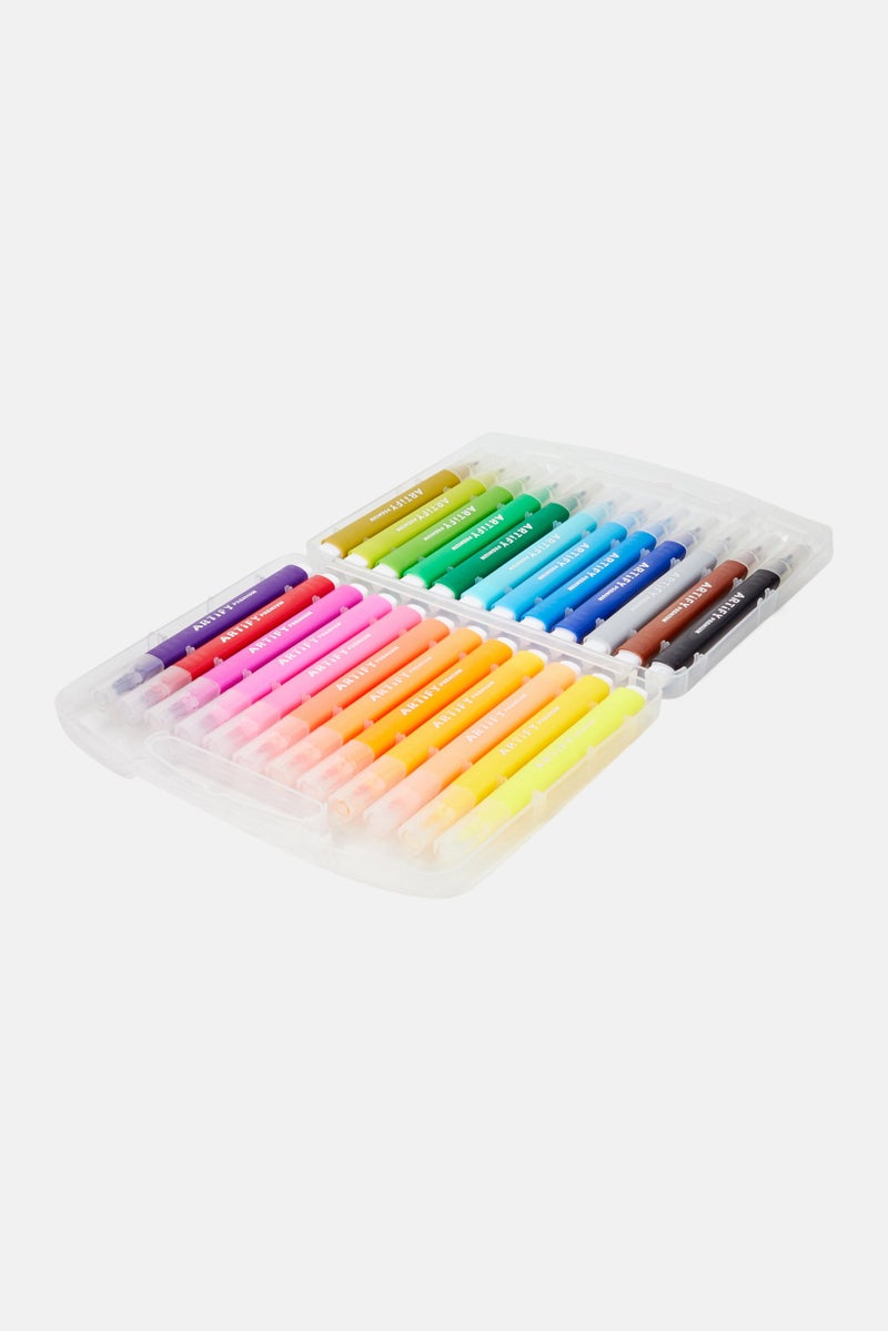 Artify 24 Pieces Premium Quality Art Markers, Pink Combo - Image 4