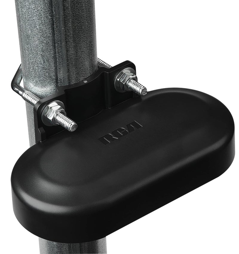 rca مضخم إشارة رقمي RCA للهوائيات الخارجية - ضوضاء منخفضة للغاية، تضخيم UHF/VHF، سهل التركيب مع موصل طاقة داخلي، يدعم جميع أجهزة التلفاز وهوائيات التلفاز الخارجية السلبية (AMP2450E) - Image 5