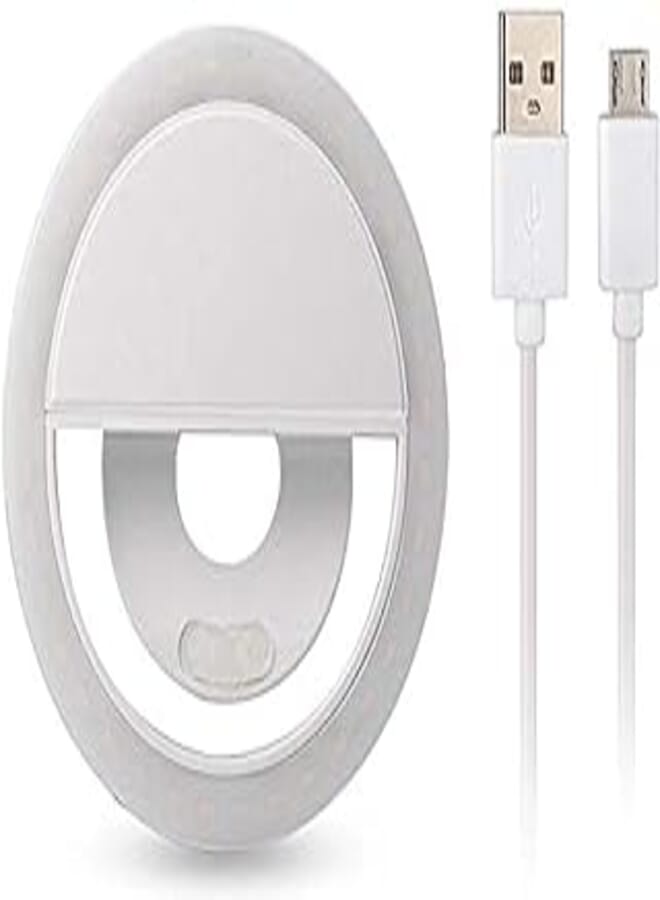 USB Rechargeable 36 Leds Novelty Cell Phone Camera Ring Selfie Fill LED Flash Fill Light For iPhone IOS Android Smartphone