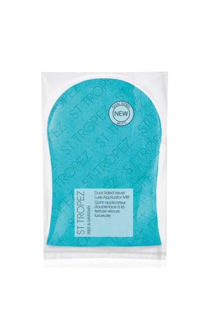 St.Tropez Double-Sided Luxe Velvet Applicator Mitt, Soft Self Tanning Mitt for a Flawless Finish, Waterproof Tanning Mitt for a Smooth and Even Self Tan, Ultimate Mitt for Self Tanner, 1 ct - Image 1