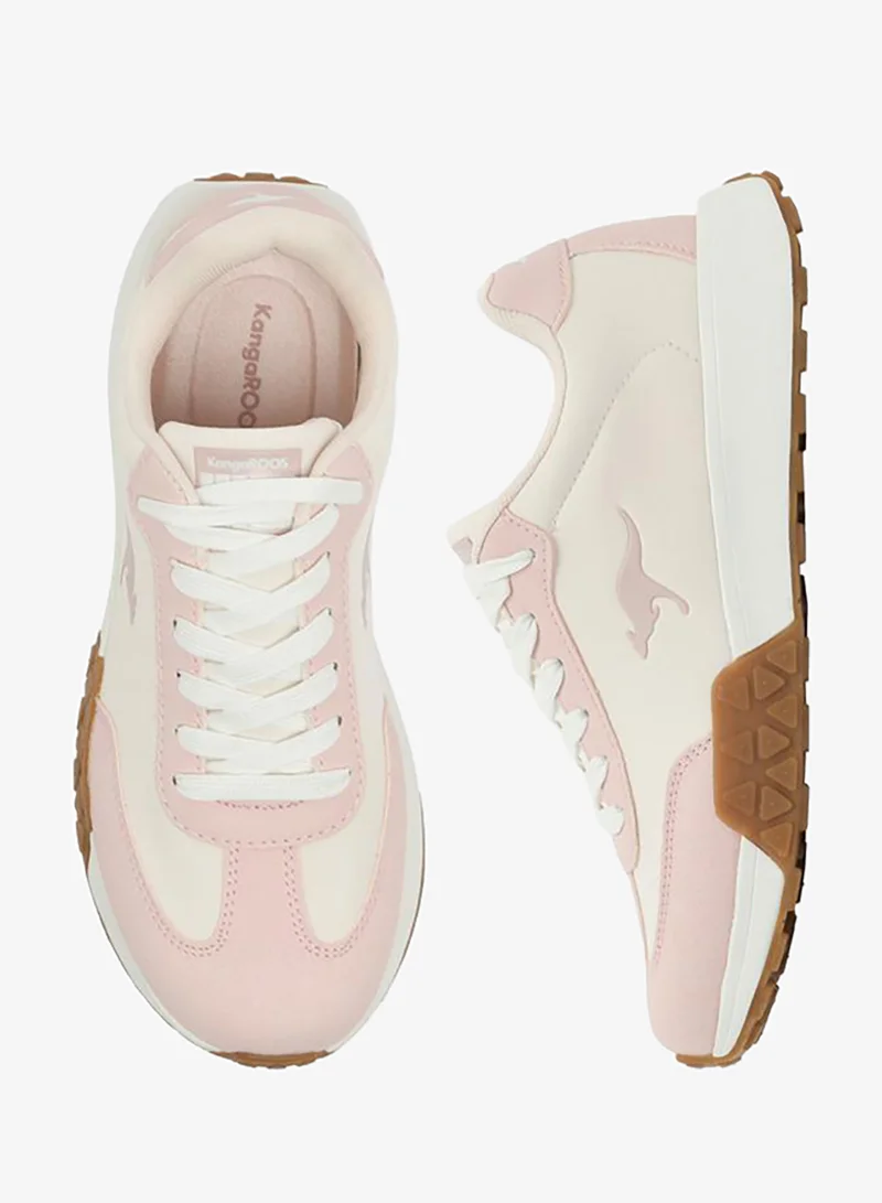 كانغاروس Women Colourblock Lace-Up Sports Shoes