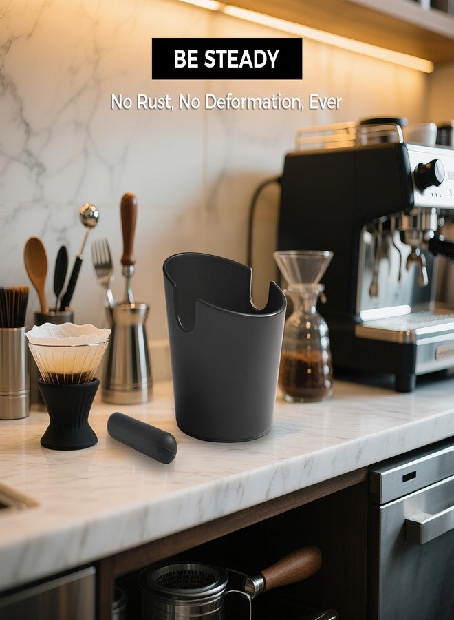 CHULUX Knock Box for Espresso – 5 Inch Silicone Coffee Grounds Container with Removable Knock Bar, Anti-Slip Base, Shockproof, Easy to Clean, Ideal for Home or Office - Image 4