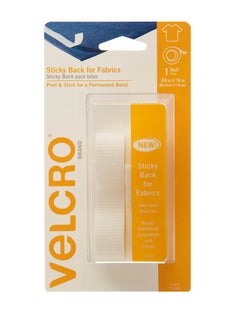 VELCRO Brand Sticky Back for Fabrics Tape 3/4 X 24inch White  - Image 3