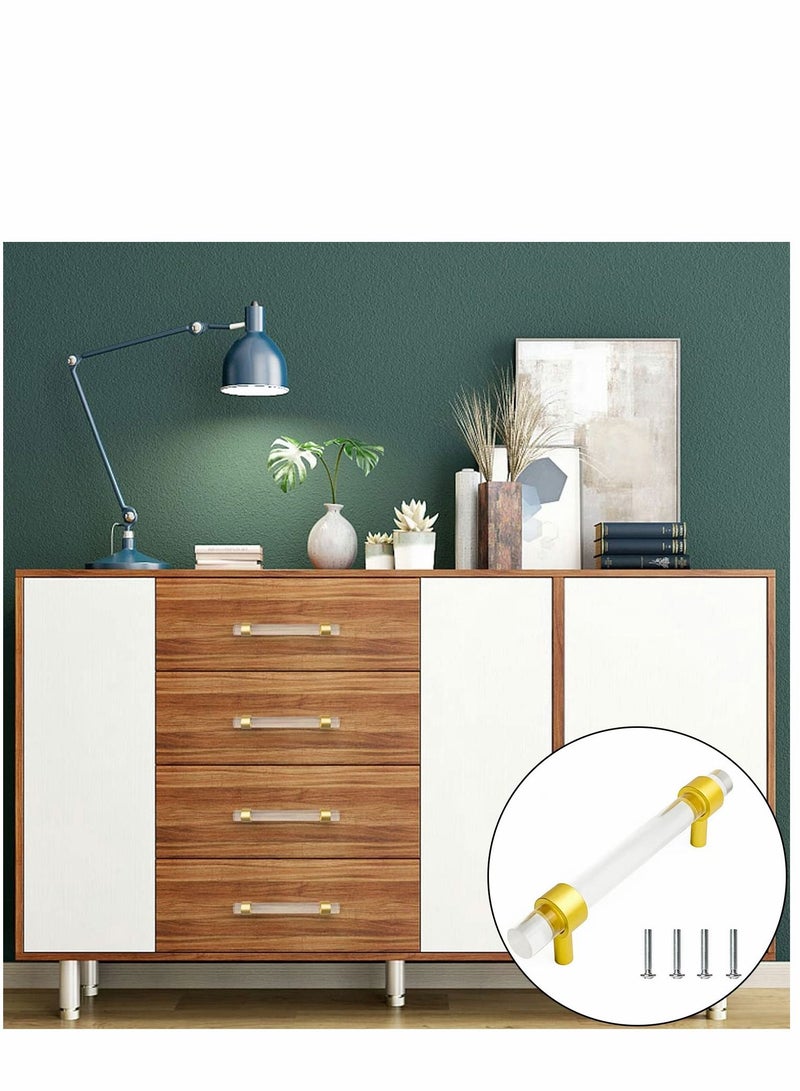 SYOSI مقبض باب 2 حزمة سحب دفع مقبض حظيرة ثقيل شفافة أكريليك قضيب إمساك السلامة لخزائن الحمام والمرآة والجاراج ومستلزمات الحمام والديكور - Image 2