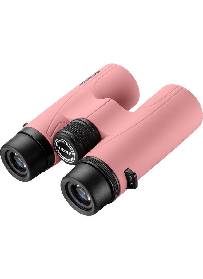 BARSKA AB12976 Crush Binoculars for Hunting, Hiking, Events, Sports, etc, 10x42mm, Blush Pink 