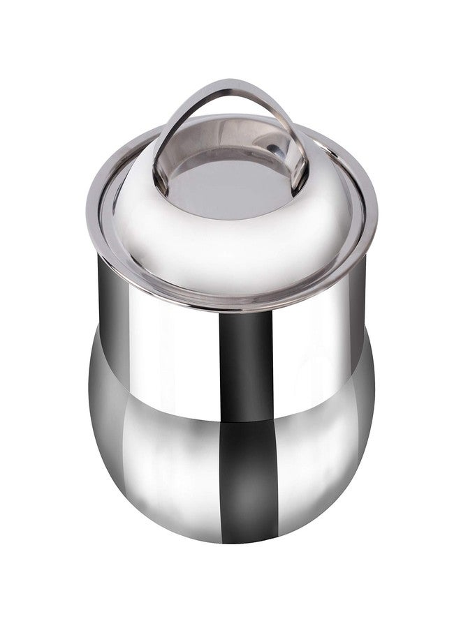 Petals Stainless Steel Insulated Hot Pot Belly Casserole, 1 Litre - Image 2