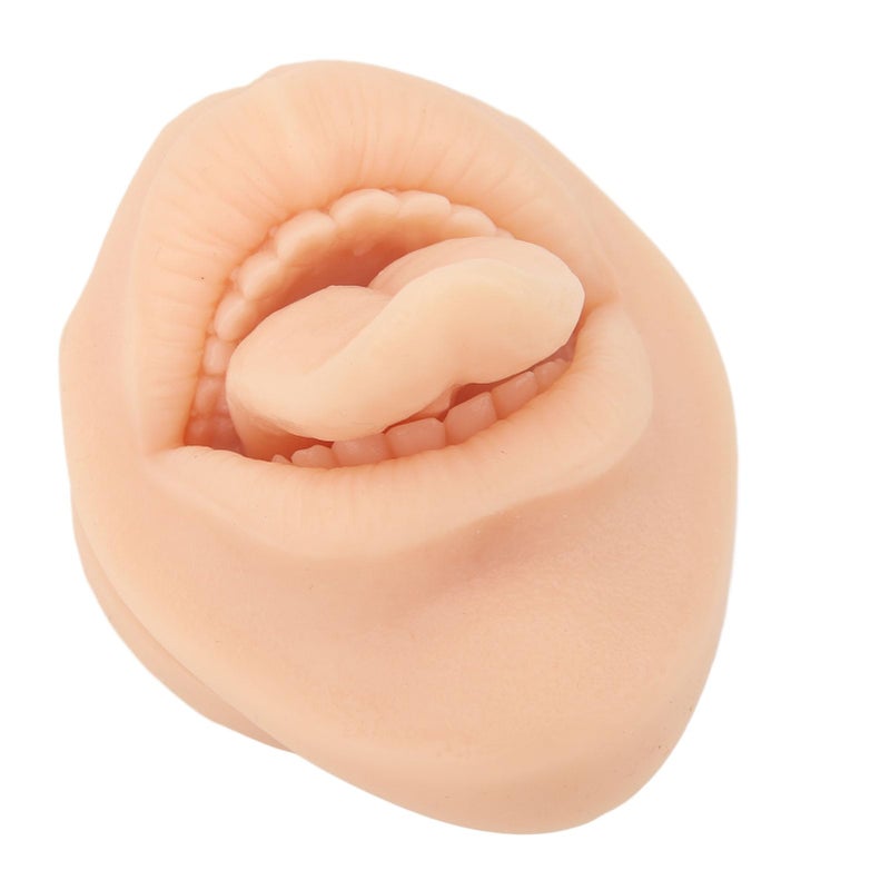 gernie Silicone Tongue Mouth Model Silicone Tongue Study Body Medicine Practice Accessories Mouth Lip Mouth for Drug Lip Piercing Kits - Image 2