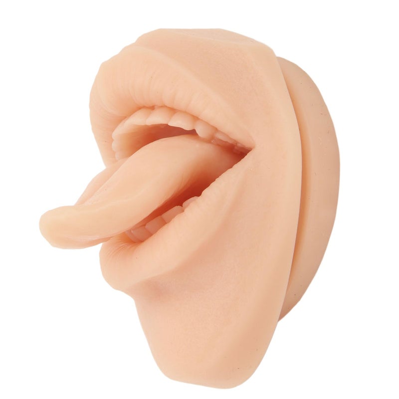 gernie Silicone Tongue Mouth Model Silicone Tongue Study Body Medicine Practice Accessories Mouth Lip Mouth for Drug Lip Piercing Kits - Image 4