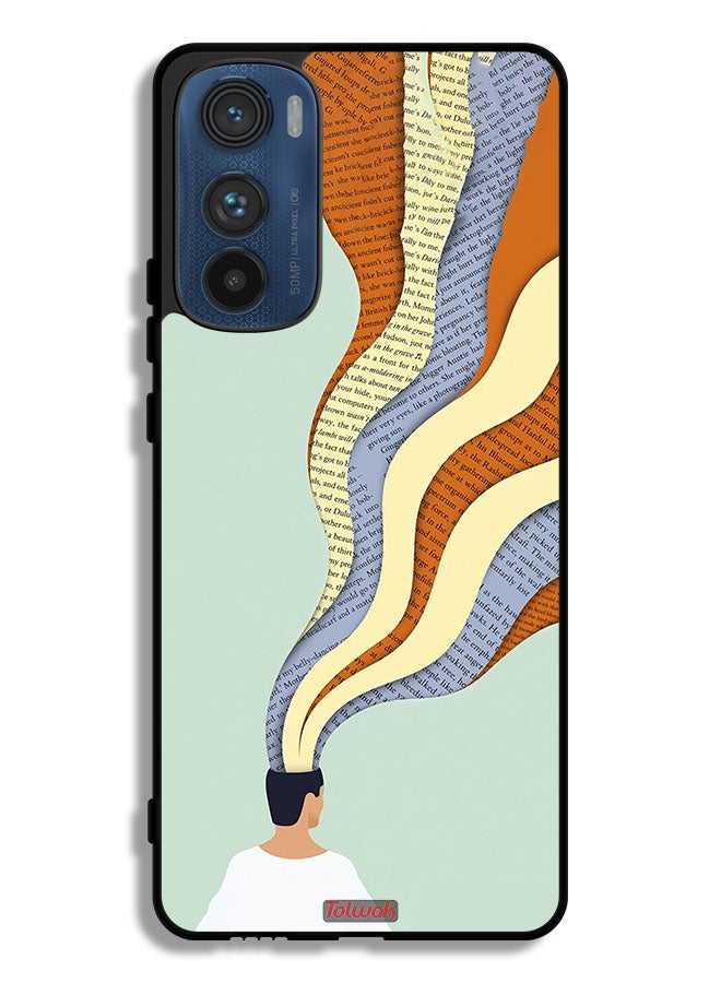 Tolwak Motorola Edge 30 Protective Case Cover Data In Mind Art - Image 1