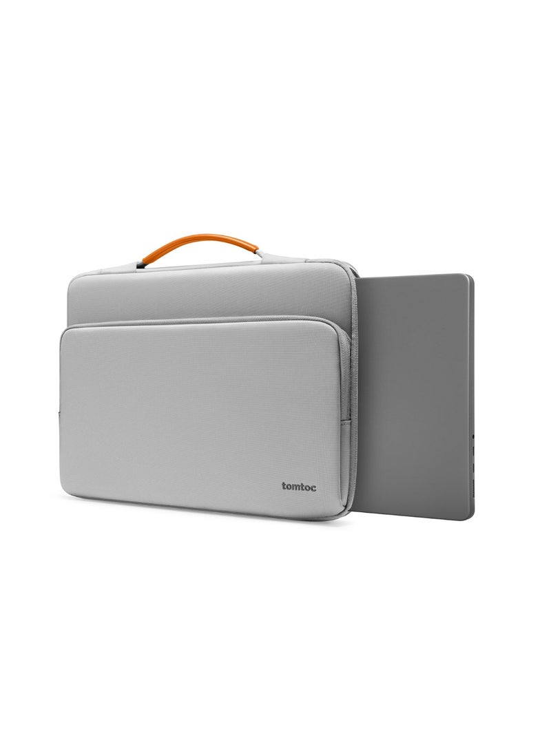 Tomtoc Defender-A14 360 Protective Laptop Carrying Case for 14-inch MacBook Pro M4/M3 A2992 A2918 M2/M1 Pro/Max A2779 A2442 2023-2021, 12.9-inch iPad Pro 3rd-6th Gen, Water-Resistant MacBook Eco-Friendly Laptop Bag Sleeve - Image 4