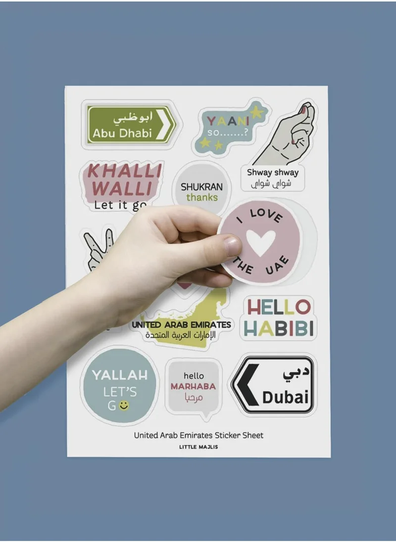 Little Majlis Sticker set, local sayings