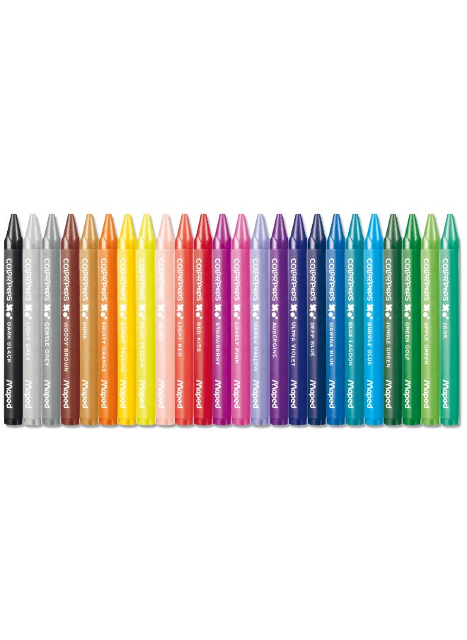 Maped Wax Crayons Color Peps X24  - Image 1