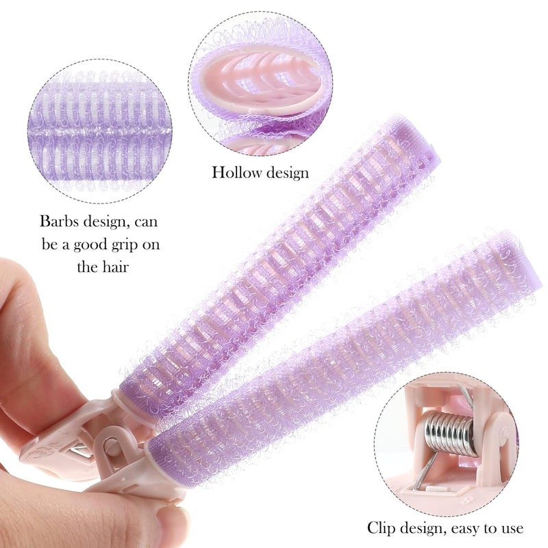 woobles Hair Root Clips Double Self-adhesive Voluminous Curling Rollers - Hair Root Clip Natural Hair DIY Styling Tools for Shaping Women Girls Bangs Hair Tail and Root of the Fluffy Curl Sense Multicolor - Image 2